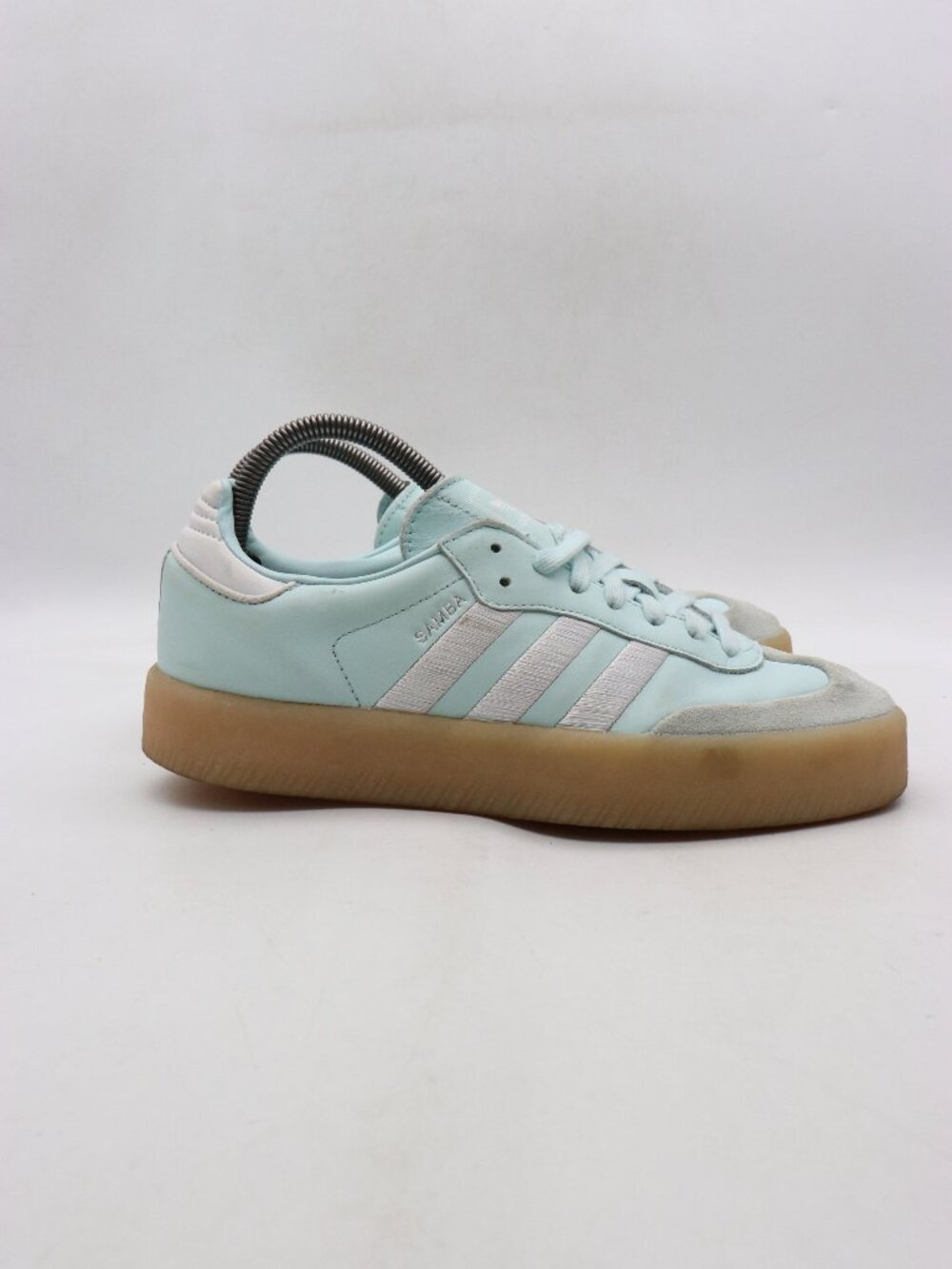 Adidas Originals Sambae Low Women's 7.5 Almost Blue Casual Sneakers  ID0435